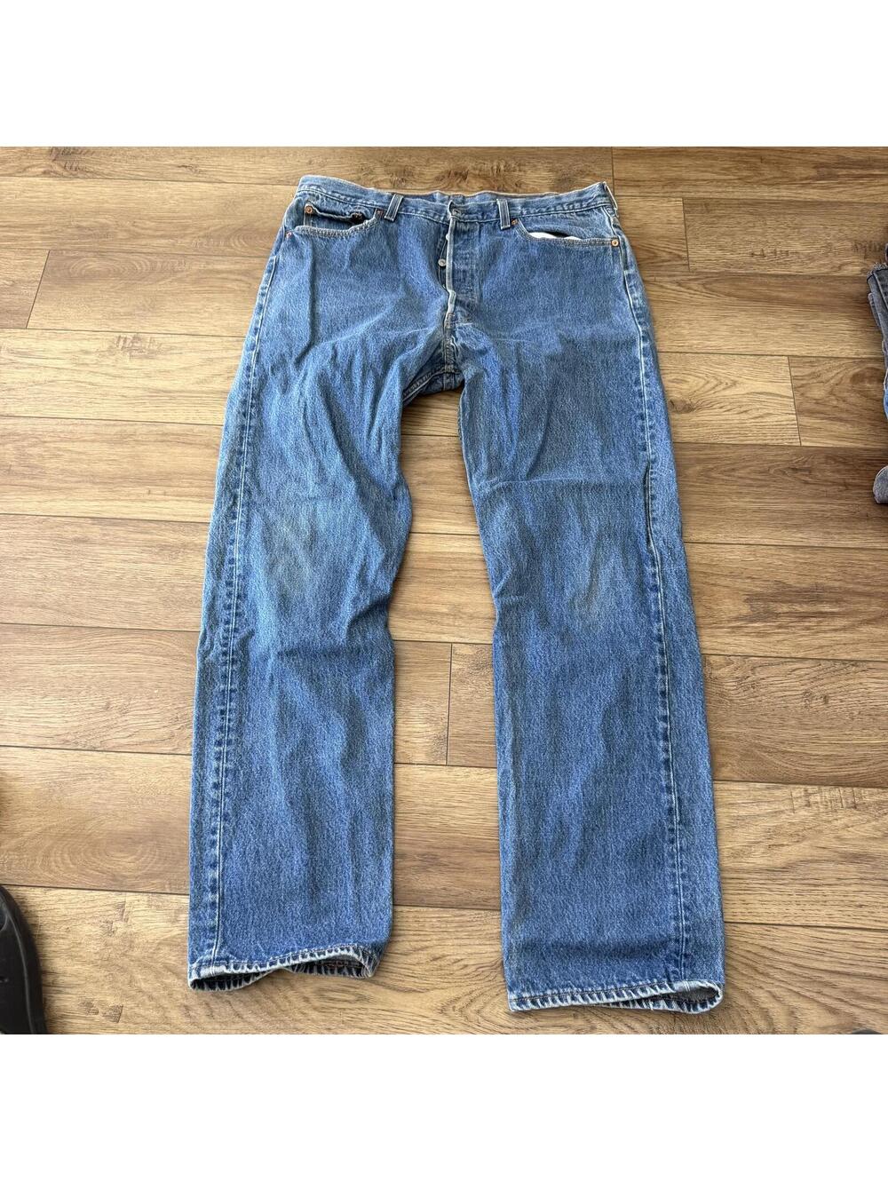 Vintage 1994 Levi's 501xx USA Blue Jeans 40x36 Fits 38